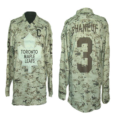 Brand Toronto Maple Leafs 3 Dion Phaneuf Camo NHL Hockey Jersey
